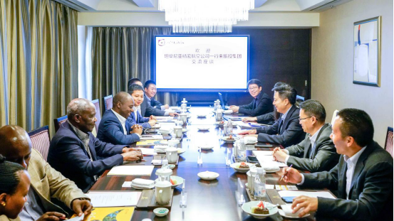 坦桑尼亚驻华参赞一行到AG电投厅集团交流座谈