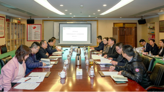 省国资党委委员、副主任沈汝源率队调研省AG电投厅集团